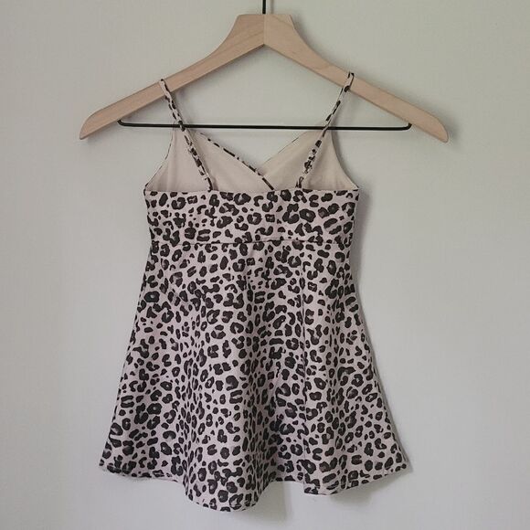 New Bailey's Blossoms Alredine Leopard Pinted Wrap Mommy & Me Dresses Sz S & 3T - Picture 12 of 12